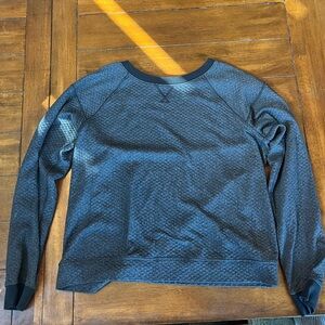 Athleta navy / gray sweatshirt